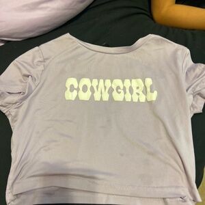 Kids, cowgirl shirt, size large